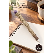 2 Adet Polyester Tükenmez Kalem 16 Cm Polyester Gövde, Yazı Kalemi, Ballpoint Pen Alk2444 -