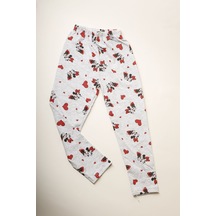 AYMERAVM - Baskılı Tayt - TFL1512GA Gri