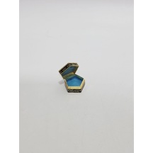 Antika Cloisonne Minyatür Kutu 3,6x3,3cm 088