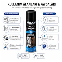 Sibax Sb2000 Pas Sökücü Ve Yağlayıcı Sprey 400 Ml 1 Adet