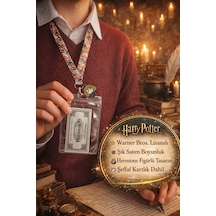 Harry Potter Hermione Granger Lisanslı Saten Boyunluk Lanyard 43 Cm Kartlık+figür Warner Bros