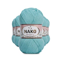 Tedar 5 Adet Pırlanta Amigurumi El Örgü İpi Yünü Su Yeşili 1297 Najmaddin (No:1) 8.5Cm X 10.5 Cm