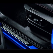 Volkswagen Polo 2009-2017 Modeller Old Krom Kapı Eşiği 4 Parça Yazılı