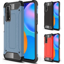 Fitcase Huawei P Smart 2021 Zirh Tank Tam Koruma Arka Kapak 479959159