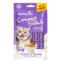 Royalist Tavuk ve Karidesli Creamy Snack 5 x 15 G