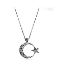 Herşey Nota Ay Yıldız Çelik Kolye