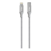 Alumicable Type-c Lightning Hızlı Şarj Kablosu 150cm 2dk41-8 Farklı Renk Gri