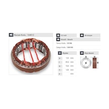 12v Alternatör Statör Bosch  Tipi 34 A Dar Tip