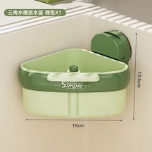 Dashanshop Green Pratik Lavabo Filtre Rafı Tıkanıklık Önleyici Sökülebilir Çöp Filtresi Yeşil