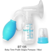 Baby Time Pratik Göğüs Pompası Bt195 Mavi