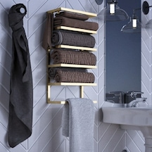lyla concept Viola Metal Katlı Havluluk Gold Altın