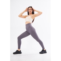 Gymhams Kalçası Büzgülü Fitilli Ekstra Push Up Yüksek Bel Esnek Tayt