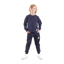 Ahengim AK2528 Back To School Trend Erkek Çocuk  Eşofman Takımı - Füme