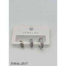 Küpe Metal Işıltılı Stil Model 520637 Çok Renkli