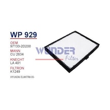 WUNDER WP929 Polen Filtresi Elantra 00-06