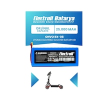 Onvo Rx-08 Uyumlu Batarya Standart Kapasite Batarya 60v 25ah Elektrikli Scooter Bataryası Diğer