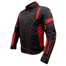 Xspeed Anger Plus 4 Mevsimlik Korumalı Motosiklet Montu Kırmızı