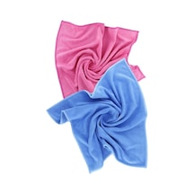 Silver Home Universal Mikrofiber Temizlik Bezi Pembe - Mavi 2'li 50 x 70 CM