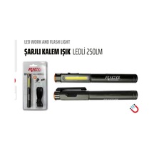 Rıco 250 Lümen Yüksek Kalite Kalite Kalem Fener Cep Feneri Siyah