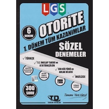 Tandem 8. Sınıf Lgs Otorite 1. Dönem Sözel Denemeleri