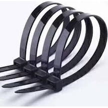 Uv Tork Kablo Bağı Cırt Kelepçe 4,8 Mmx370 Mm Siyah 100 'lü Paket