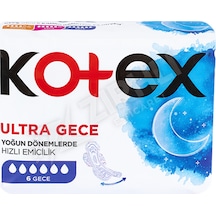 2 Adet Kotex Ultra Gece Tekli Paket 6'lı