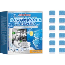 Maiyame Mutfak Makinesi Ve Çamaşır Makinesi Temizleyici Fizzy Tabletler - Kireç, Yağlı Kirlik Ve Lézyonları Kaldırır - 12 Adet Gök Mavisi