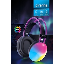 2225 Kablosuz Rgb Oyuncu Kulaklığı Bluetooth 40mm Hoparlör Ünitesi Gürültü Azaltıcı Mikrofon