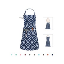 Erkek Kadın 3 Cepli Mutfak Pişirme Önlükleri - Pamuklu Ayarla Mavi, Diğer