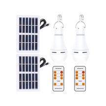 Güneş Enerjili Led Ampul Kapalı Dış Mekan Acil Ampul L6384-2