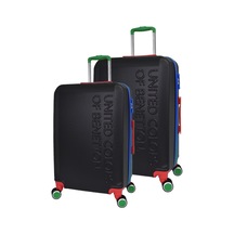 United Colors Of Benetton Lüx Abs 2'li Valiz Seti Büyük Boy - Orta Boy Siyah Bnt600 Siyah