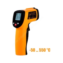 Adn550 Temassız Kızılötesi Termometre -50 . 550 Derecec Adn550 Temassız Kızılötesi Termometre -50 . 550 Derecec