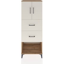 Hyperion Dolap 2 Raflı 2 Çekmeceli 2 Kapaklı 60x44x163 Çam-ay... Çam