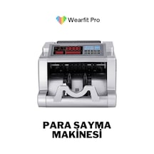 Wearfitpro Karışık Kağıt Para Sayma Makinesi Gri