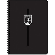 16.5x22.5 Çizgili Defter Uzay 80 Yaprak