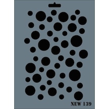 New Seri N-139 Stencil 35x25 Cm