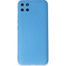 Uryport Realme C11 Kılıf Nano İçi Kadife Silikon - Mavi