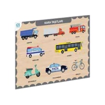 Ahşap Kara Taşıtları Eğitici Set
