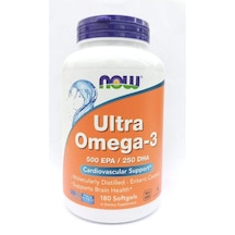 Now Foods Ultra Omega-3 500 Epa / 250 Dha 90 Enteric Coated Softgels Usa Menşeii Dmmedicineden Orijinal