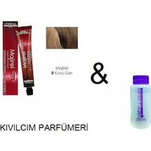 Loreal Majirel 8 Koyu Sarı Saç Boyası + Oksidanı Ile Birlikte