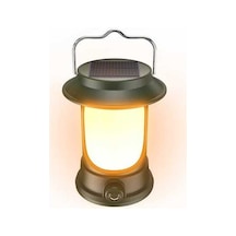 Pazly Taşınabilir Solar Usb Şarjlı Kamp Lambası: Su Geçirmez 1200mah, Kullanışlı Yeşil Tasarım Yeşil