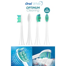 Oral White Sonic Optimum Cleaning Philips Sonicare Uyumlu 4 Adet