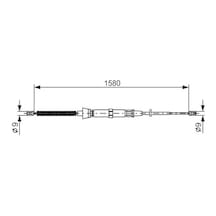Bosch 1987477806 Arka El Fren Teli 6q0609721d 6q0609721j 6q0609721n