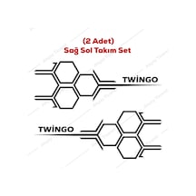 Twingo Bal Peteği Sticker Twingo Sticker Twingo Oto Sticker