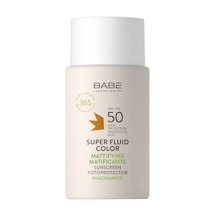 Babe Super Fluid Color Matifiant Güneş Koruyucu Krem SPF50 50 ML