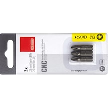 3 Pc.1-4"Pozidriv Bits Uç-Pz2X25Mm-Kartlı