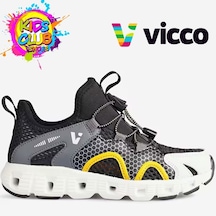 Vicco Zero Süs Bağcıklı Ortopedik Çocuk Spor Ayakkabı Siyah