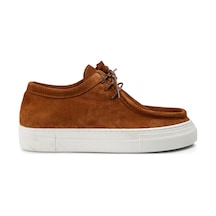 Deery Hakiki Süet Taba Rengi Sneaker Kadın Ayakkabı - Z1682ztbac02 Taba