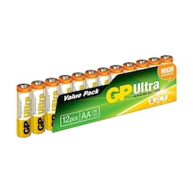 15AU-12Lİ PAKET ALKALİN AA KALEM PİL (12Lİ ) GP