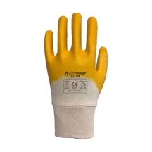 Actıvehand %100 Pamuk Astarlı Nitril Kaplama Eldiven 12'li Paket